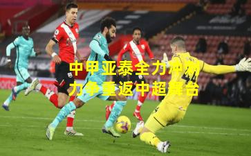 中甲亚泰全力冲刺力争重返中超舞台